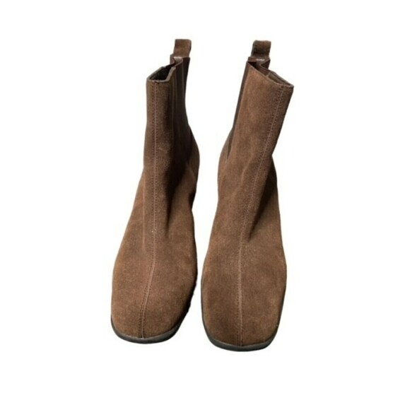 AEROSOLES WOMEN'S ANKLE BOOT, BROWN SUEDE, SIZE 7 - Picture 3 of 6